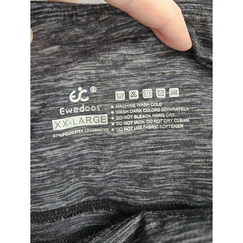 Ewedoos XX-Large Gray Capri  Women‎ Stretch Pockets Elastic Waist Yoga - Picture 3 of 3